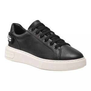 Bally Malya Women's Black Calf Plain Sneakers Size 7.5
